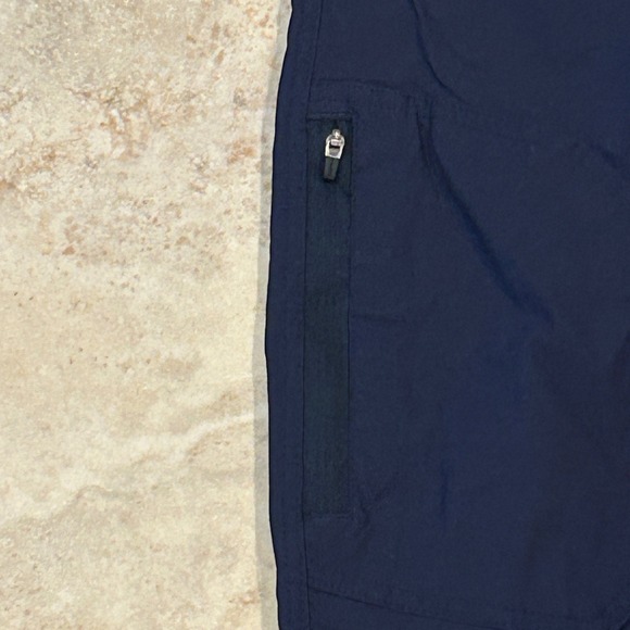 Eddie Bauer Fleece Lined Tech Pants Mens 32x32 Navy Blue Straight Leg Outdoor - Picture 3 of 10